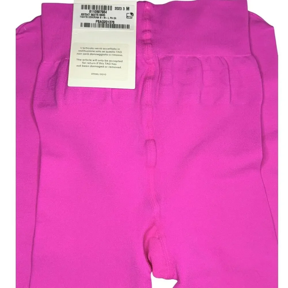 Gucci Coverina GG Tights Magenta Pink Hosiery Women's Size Medium New with Tags